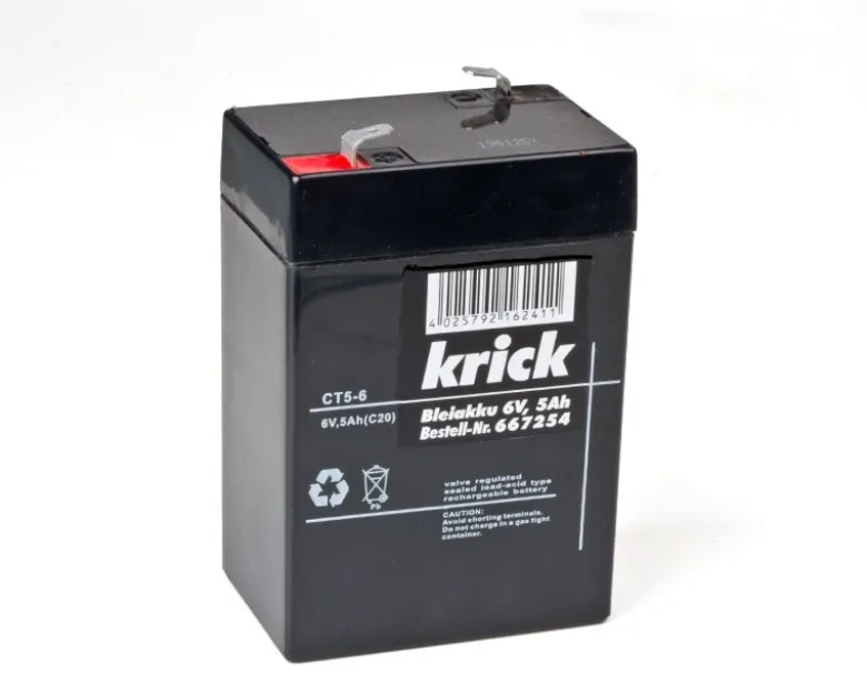 Krick 667254Bleiakku 6V / 5Ah