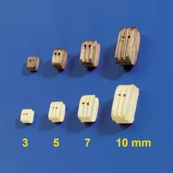 Krick 60882Doppelblöcke 5mm (10 Stück)