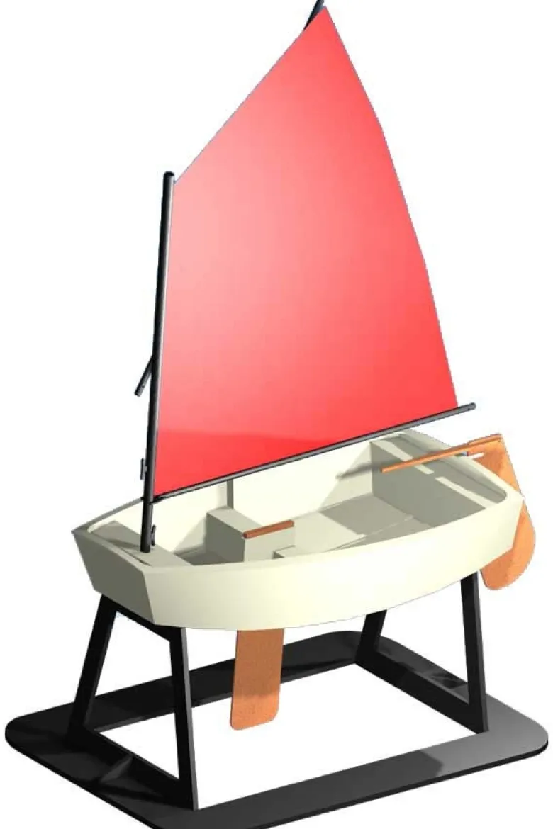 Krick 21200Optimist Segeljolle 1:10 Bausatz