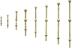 Krick 63043Relingstütze 25mm 2 Durchzüge (10 Stück)