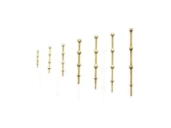 Krick 63052Relingstütze 20mm 3 Durchzüge (10 Stück)