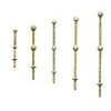 Krick 63048Relingstütze 40mm 2 Durchzüge (10 Stück)