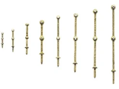 Krick 63044Relingstütze 7mm 2 Durchzüge (10 Stück)