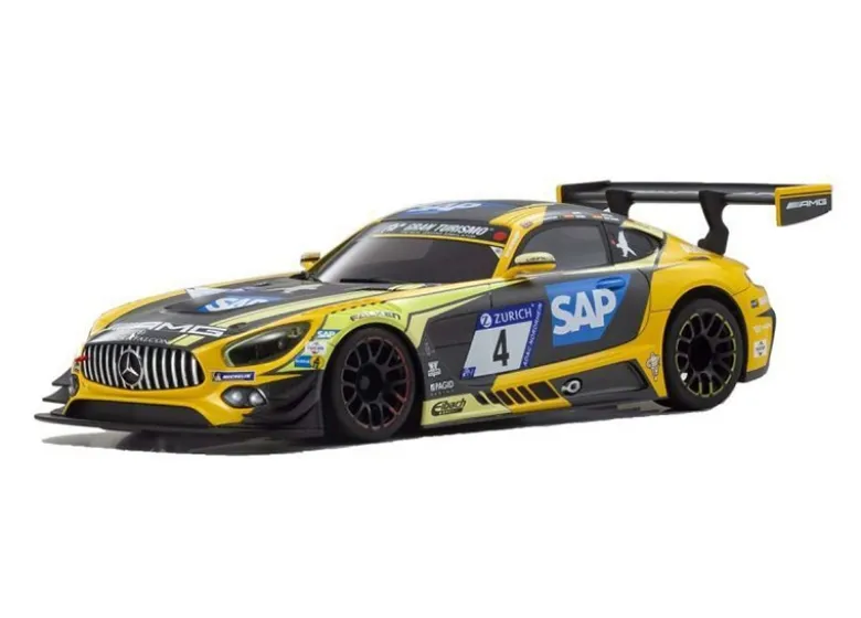 Kyosho 32355YBKMini-Z RWD Mercedes AMG GT3 24h Nurburgring No.4 2018 (W-MM/KT531P)