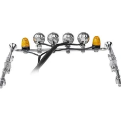 LESU 505031:14 Dachlampenbügel mit 4xScheinw. rund, 2x Rundum, 2x Horn