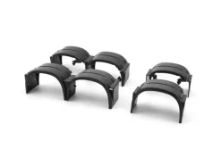 LESU 50247Euro-Kotflügel schwarz für 3-Achs LKW 1:14