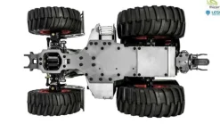 LESU 58951Traktor-Fahrgestell 4x4 Montiert für Bruder-Traktor 1:16