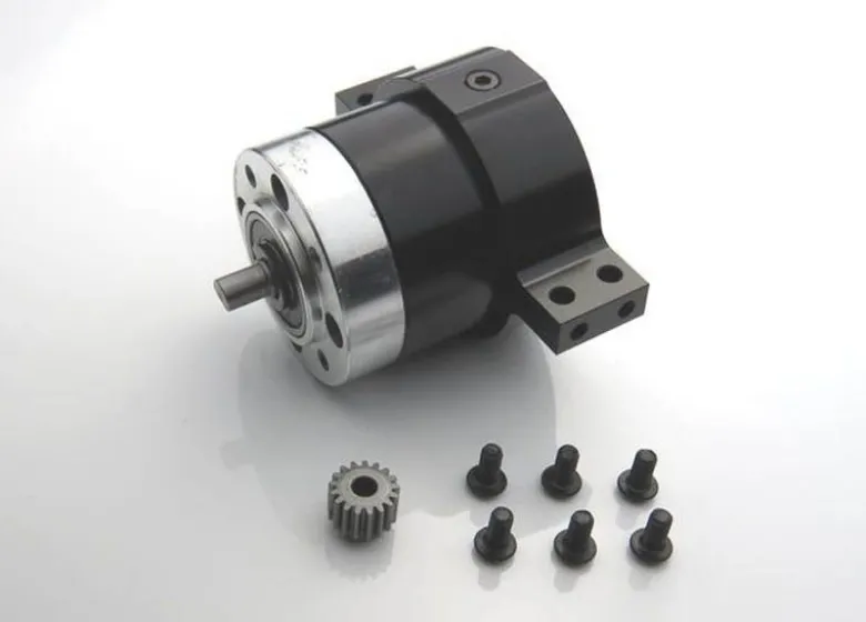 LESU 50146Unterflurgetriebe für 540er Motor Untersetzung 14:1 Metall