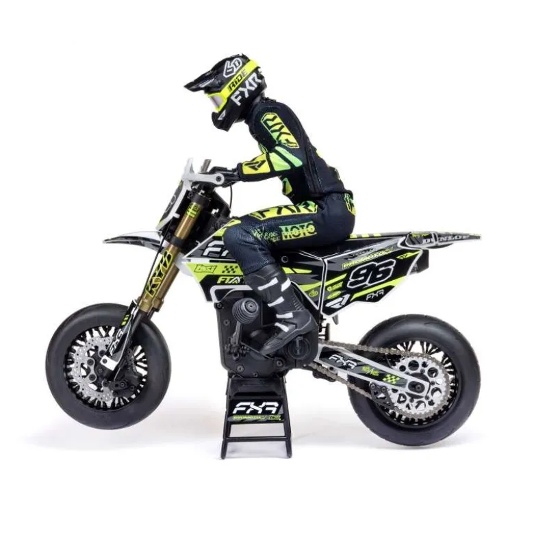 Losi LOS-2272Promoto-SM FXR 1/4 Supermoto Motorrad RTR Basic, weiss