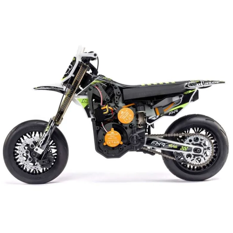 Losi LOS-2272Promoto-SM FXR 1/4 Supermoto Motorrad RTR Basic, weiss