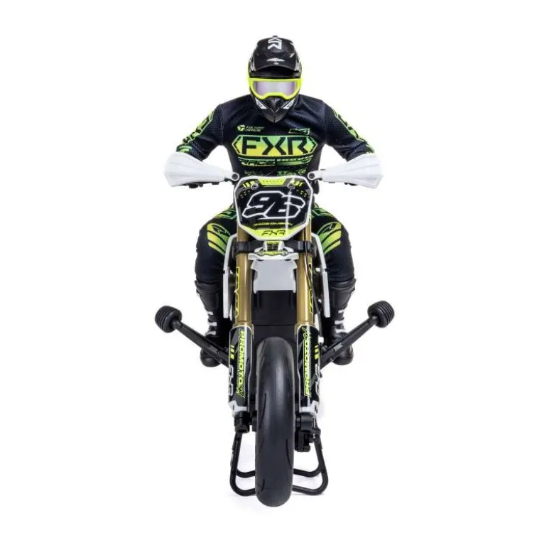 Losi LOS-2272Promoto-SM FXR 1/4 Supermoto Motorrad RTR Basic, weiss