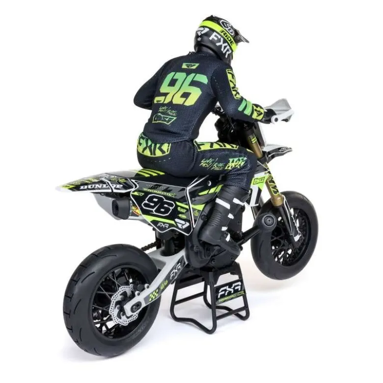 Losi LOS-2272Promoto-SM FXR 1/4 Supermoto Motorrad RTR Basic, weiss