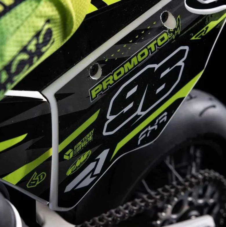 Losi LOS-2310Promoto-SM FXR 1/4 Supermoto Motorrad RTR, weiss inkl. Spektrum 7,4V 5000mAh G2 LiPo Akku und Ladegerät