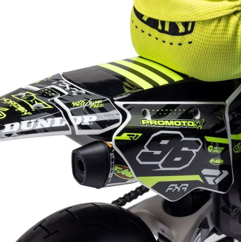 Losi LOS-2310Promoto-SM FXR 1/4 Supermoto Motorrad RTR, weiss inkl. Spektrum 7,4V 5000mAh G2 LiPo Akku und Ladegerät