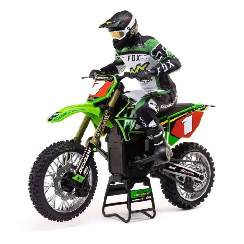 Losi LOS06002RC-Motorrad Promoto-MX Moto 1:4 RTR Akku+Ladegerät, Club MX