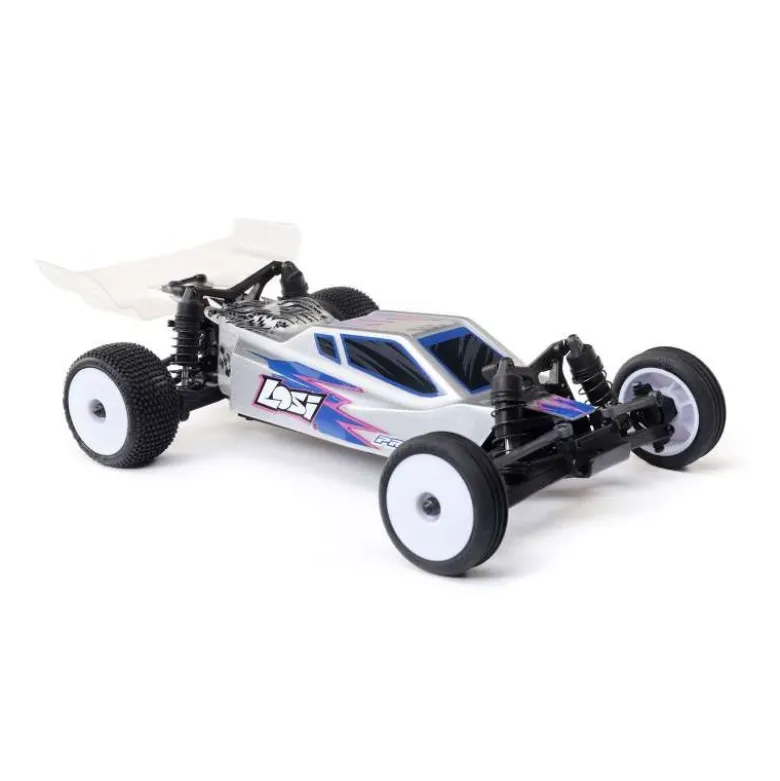Losi LOS00007T2Micro-B 2WD Buggy RTR 1:24, silber