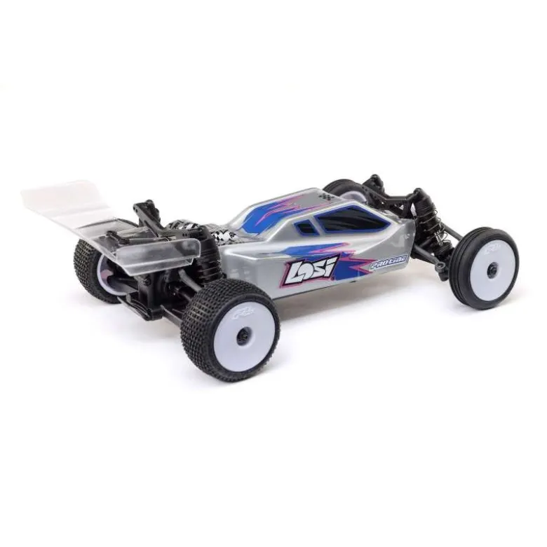 Losi LOS00007T2Micro-B 2WD Buggy RTR 1:24, silber