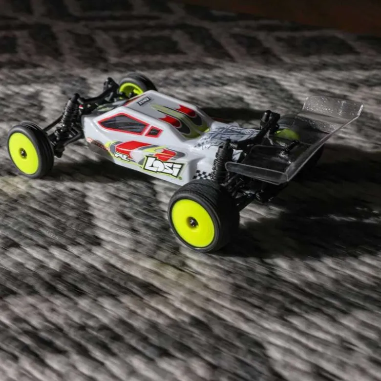 Losi LOS00007T1Micro-B 2WD Buggy RTR 1:24, weiß
