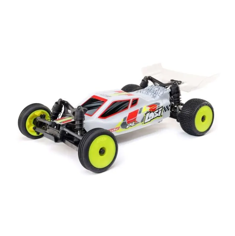 Losi LOS00007T1Micro-B 2WD Buggy RTR 1:24, weiß