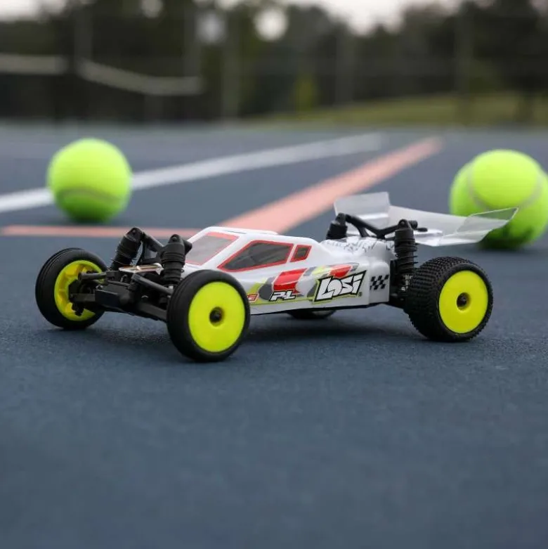 Losi LOS00007T1Micro-B 2WD Buggy RTR 1:24, weiß