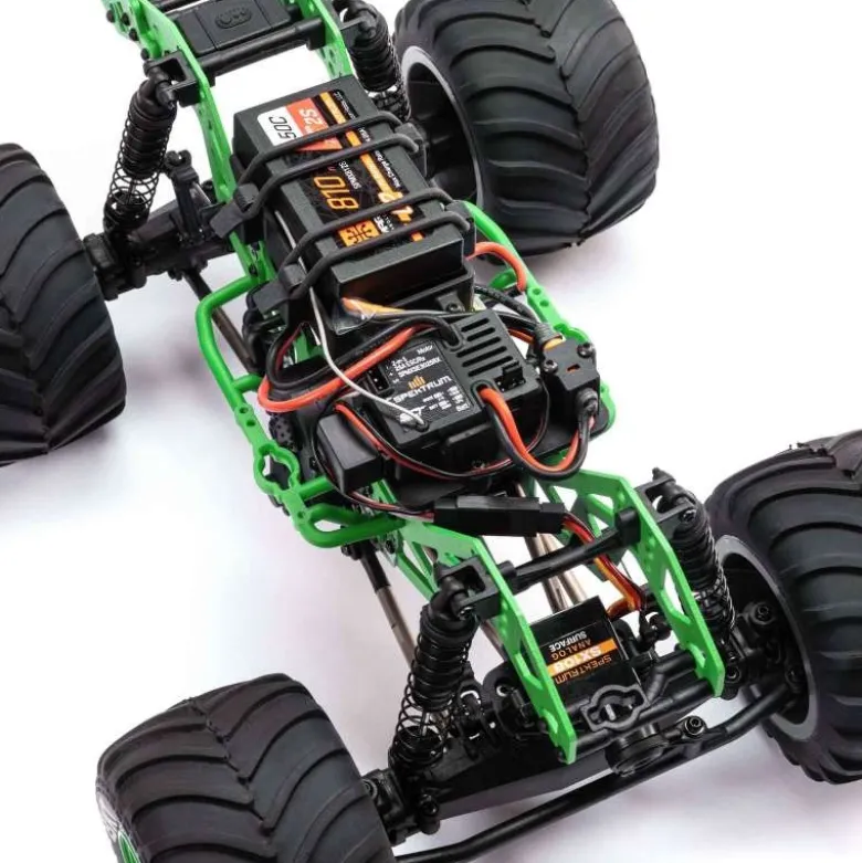 Losi LOS01026T1Mini LMT 4X4 Brushed Monster Truck 1:18 RTR, Grave Digger
