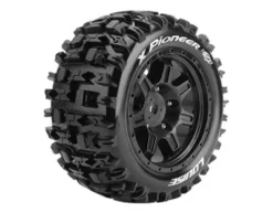 Louise LOUT3296BX-Pioneer Monster Truck Reifen auf Felge schwarz X-Maxx