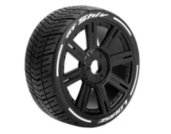 Louise LOUT3284SBGT-SHIV 1/8 Buggy Reifen Soft auf Felge schwarz 17mm
