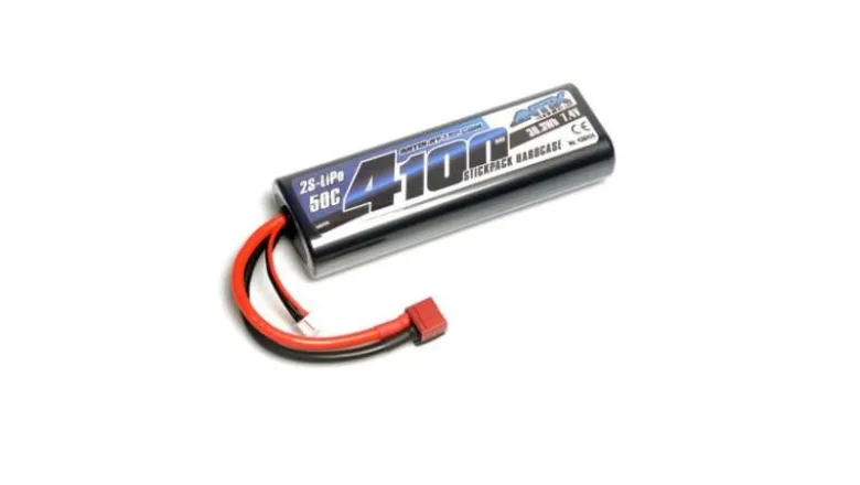 LRP 430414ULiPo 2S LiPo Akku 4100mAh 7.4V 50C Stickpack Hardcase Deans