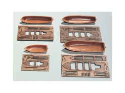 Mantua 836530Beiboote KS+Holz Victory 1:98 (6 Stück) Neue Version