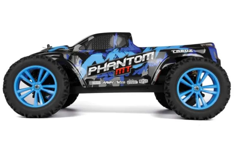 Maverick MV150603Phantom MT 4WD Monster Truggy 1:10 Brushed RTR inkl. Akku und Ladegerät, Wasserdichte Elektronik