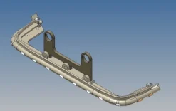 MDTech 2020-986A-RWUnterbau für Stoßstange halbrundes Profil 1:14 Volvo FH16