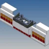 MDTech 9501-L10-10+7Heckstoßstange für LKW 1:14 für 2x10+7 LEGO 3mm LEDs