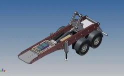MDTech 9345-MU2Stauboxenset für Carson 2-Achs Muldenkipper Sattelauflieger