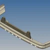 MDTech 2020-9863-RWUnterbau für Stoßstange halbrundes Profil für 1:14 MAN TGX