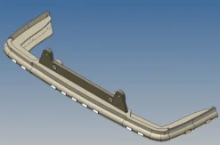 MDTech 2020-9863-RWUnterbau für Stoßstange halbrundes Profil für 1:14 MAN TGX