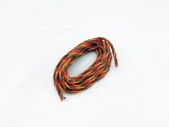 Modax 21194Premium Servo Kabel 3x0,34qmm Braun-Rot-Orange 10m verdreht