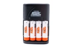 MODSTER MD10225Basic Ladegerät AA-AAA inkl 4x 2200maH AA 4fach Ladegerät inklusive 4 Mignon Akkus