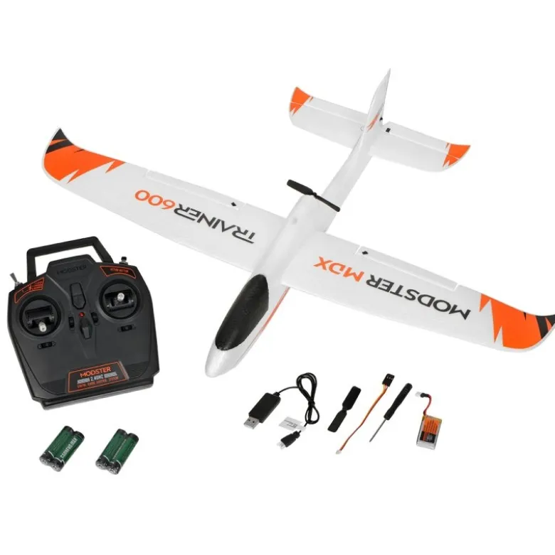 MODSTER MD12136MDX Trainer 600 Elektro RTF Gyro komplett flugfertiges Einsteigermodell