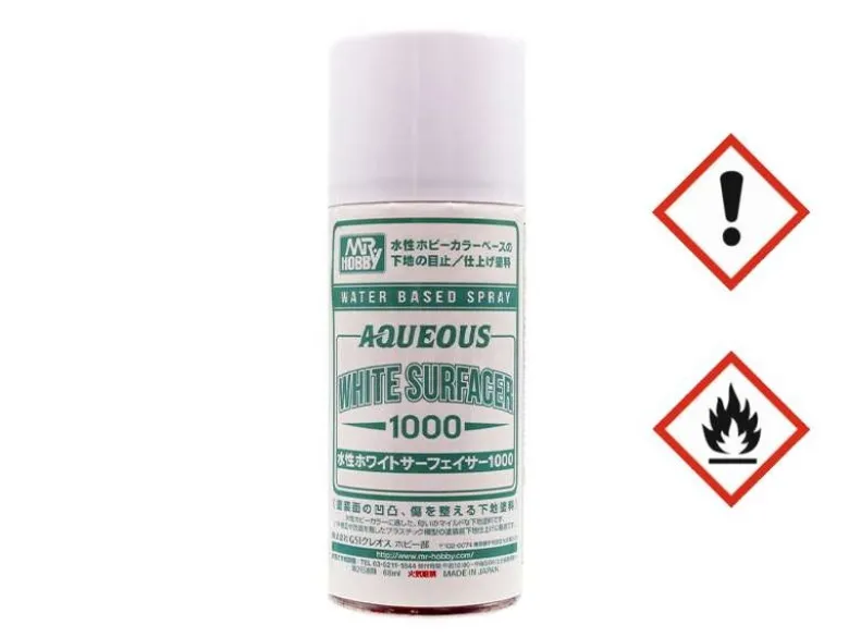 Mr. Hobby B612Aqueous Surfacer weiß 1000 Spray, 170ml