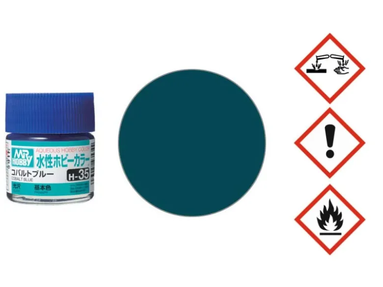 Mr. Hobby H054Aqueous Hobby Color Navy Blue/Marine Blau seidenmatt 10ml