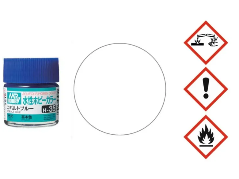 Mr. Hobby H001Aqueous Hobby Color White/Weiss glänzend 10ml