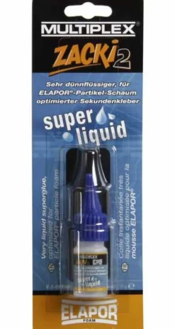 Multiplex 1-01292Zacki 2 Elapor super liquid Sekundenkleber (10g)