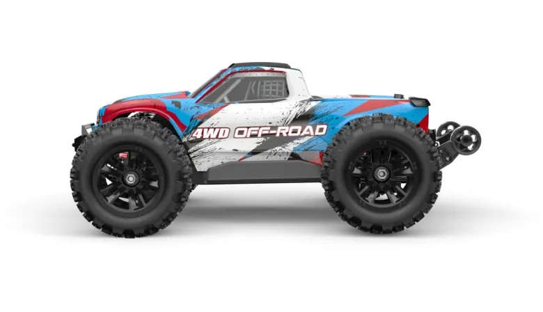 NEUAMEWI 22796Hyper Go Monstertruck V2 brushless 4WD 1:16 RTR blau/weiß