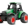 NEUAMEWI 22792Traktor aus Metall mit Rückeanhänger, Ladekran 1:64 RTR grün
