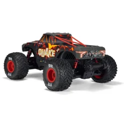 NEUARRMA ARA4437T1QUAKE 4S DSC 1:8 4X4 RTR Brushless Monster Truck Schwarz/Rot