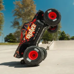 NEUARRMA ARA4437T1QUAKE 4S DSC 1:8 4X4 RTR Brushless Monster Truck Schwarz/Rot