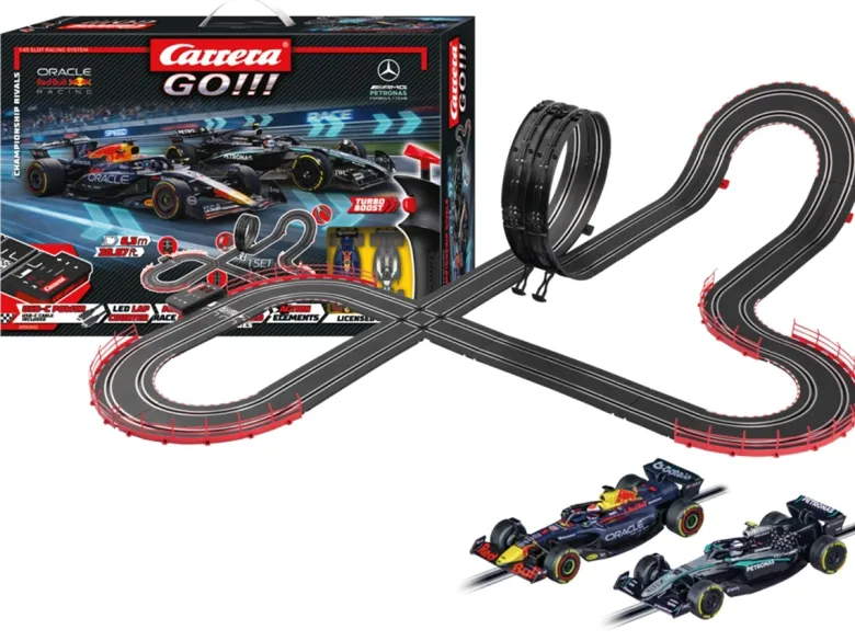 NEUCarrera 20062632GO!!! F1 Championship Rivals Startpackung 6,3m Streckenlänge