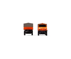 NEUCarson 500504177Mercedes-Benz Unimog U406 mit Hänger 100% RTR orange 1:87