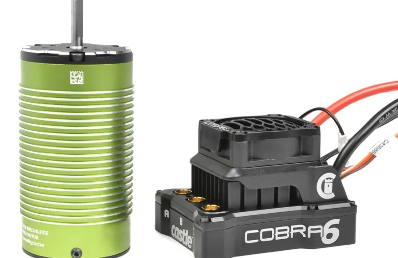 NEUCastle Creations 010-0184-02COBRA-6 Sensored-Sensorless Brushless Combo 2-8S 1650KV