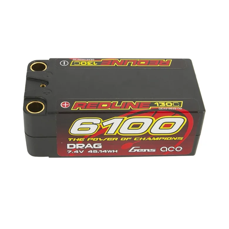 NEUGens ace GEA61002S13DLiPo Akku 6100mAh 2S 130C 7.4V Shorty, 8 mm Bullet